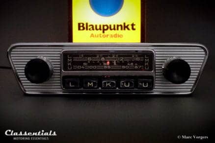 Blaupunkt Frankfurt X 1966 VERY RARE Vintage Original High-End Classic Car Auto Radio for Jaguar E-type (XK-E) Series 1 Cars Classentials Motoring Essentials classic car oldtimer autoradio accessory accessories MP3 Bluetooth music streaming