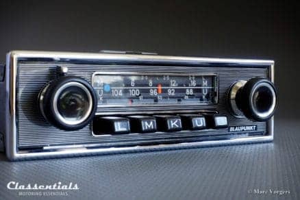 Blaupunkt Frankfurt 1970 Vintage Original High-End Auto Radio for Vintage Original Classic Car Auto Radio for Mercedes-Benz 1968 1975 and Other Cars of the Period Classentials Motoring Essentials classic car oldtimer autoradio accessory accessories MP3 Bluetooth music streaming