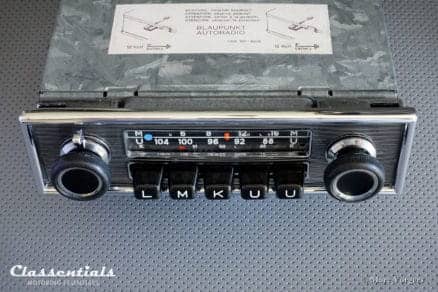 Blaupunkt Frankfurt 1970 Vintage Original High-End Auto Radio for Vintage Original Classic Car Auto Radio for Mercedes-Benz 1968 1975 and Other Cars of the Period Classentials Motoring Essentials classic car oldtimer autoradio accessory accessories MP3 Bluetooth music streaming