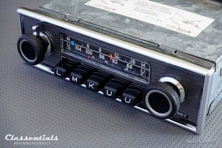 Blaupunkt Frankfurt 1970 Vintage Original High-End Auto Radio for Vintage Original Classic Car Auto Radio for Mercedes-Benz 1968 1975 and Other Cars of the Period Classentials Motoring Essentials classic car oldtimer autoradio accessory accessories MP3 Bluetooth music streaming