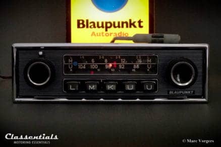 Blaupunkt Frankfurt 1970 Vintage Original High-End Auto Radio for Vintage Original Classic Car Auto Radio for Mercedes-Benz 1968 1975 and Other Cars of the Period Classentials Motoring Essentials classic car oldtimer autoradio accessory accessories MP3 Bluetooth music streaming