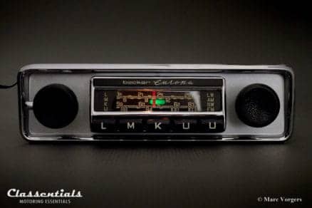 Becker EUROPA LMKU 1968 - 1972 Vintage Original High-End Classic Car Auto Radio for VW Volkswagen Beetle with Metal Dashboard Classentials Motoring Essentials classic car oldtimer autoradio accessory accessories