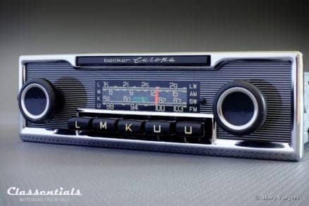 Becker EUROPA LMKU 1970s Vintage Original High-End Classic Car Auto Radio, Mercedes-Benz and Other Exclusive Cars 1968 -1978 Classentials Motoring Essentials classic car oldtimer autoradio accessory accessories