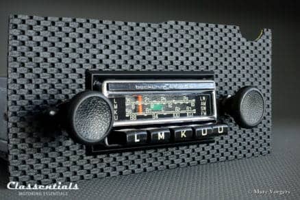 Becker EUROPA LMKU 1970 Vintage Original High-End Classic Car Auto Radio for 1970- 1972 VW Porsche 914-6 + Complete Original Mounting Kit and Speakers Classentials Motoring Essentials classic car oldtimer autoradio accessory accessories MP3 Bluetooth music streaming