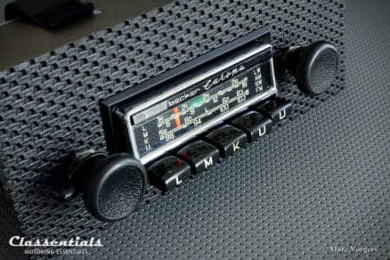 Becker EUROPA LMKU 1970 Vintage Original High-End Classic Car Auto Radio for 1970- 1972 VW Porsche 914-6 + Complete Original Mounting Kit and Speakers Classentials Motoring Essentials classic car oldtimer autoradio accessory accessories MP3 Bluetooth music streaming