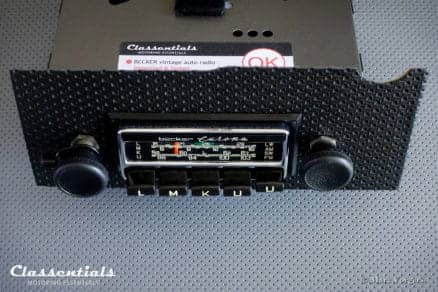 Becker EUROPA LMKU 1970 Vintage Original High-End Classic Car Auto Radio for 1970- 1972 VW Porsche 914-6 + Complete Original Mounting Kit and Speakers Classentials Motoring Essentials classic car oldtimer autoradio accessory accessories MP3 Bluetooth music streaming