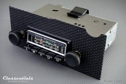 Becker EUROPA LMKU 1970 Vintage Original High-End Classic Car Auto Radio for 1970- 1972 VW Porsche 914-6 + Complete Original Mounting Kit and Speakers Classentials Motoring Essentials classic car oldtimer autoradio accessory accessories MP3 Bluetooth music streaming