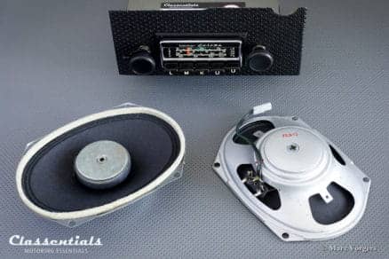 Becker EUROPA LMKU 1970 Vintage Original High-End Classic Car Auto Radio for 1970- 1972 VW Porsche 914-6 + Complete Original Mounting Kit and Speakers Classentials Motoring Essentials classic car oldtimer autoradio accessory accessories MP3 Bluetooth music streaming