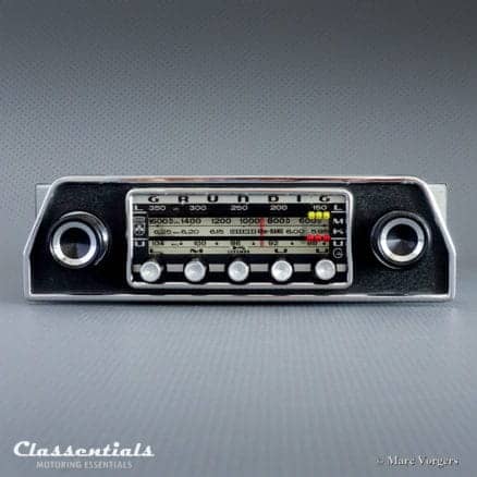 Grundig WK 4500, Vintage Original 1968 High-End Classic Car Auto Radio for Ford Taunus P7, Triumph TR5, TR6 Weltklang Classentials Motoring Essentials classic car oldtimer autoradio accessory accessories