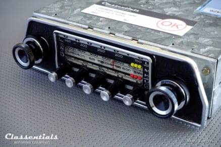 Grundig WK 4500, Vintage Original 1968 High-End Classic Car Auto Radio for Ford Taunus P7, Triumph TR5, TR6 Weltklang Classentials Motoring Essentials classic car oldtimer autoradio accessory accessories