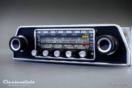 Grundig WK 4500, Vintage Original 1968 High-End Classic Car Auto Radio for Ford Taunus P7, Triumph TR5, TR6 Weltklang Classentials Motoring Essentials classic car oldtimer autoradio accessory accessories