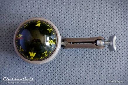 Vintage original 1950s Airguide Visi-Dome Auto Compass Never Installed in Box Classentials Motoring Essentials classic car oldtimer accessory accessories