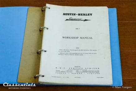 Vintage Original 1965 Austin Healey Sprite Mk I (Series A.N.5) Service Manual 97H1585 97H1585C Very Clean Classentials Motoring Essentials Book store