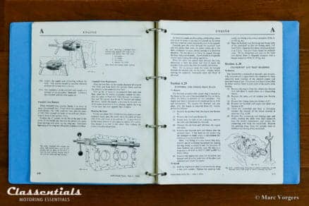 Vintage Original 1965 Austin Healey Sprite Mk I (Series A.N.5) Service Manual 97H1585 97H1585C Very Clean Classentials Motoring Essentials Book store