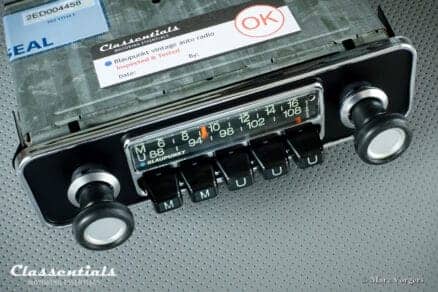 Blaupunkt Münster STEREO 108 Mhz 1973 ULTRA RARE Vintage Original High-End Classic Car Auto Radio for BMW 2000 Touring With Airco - Including Classentials Deluxe Bluetooth Module!