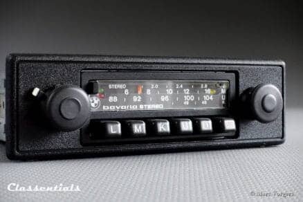 BMW Bavaria Stereo 1978 HIGH-END Vintage Original Classic Car Auto Radio for BMW cars 1978 - 1982. INCLUDING Deluxe Stereo Bluetooth Module