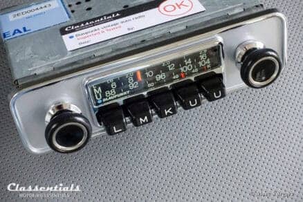 Blaupunkt Frankfurt 1972 Vintage Original High-End Classic Car Auto Radio for Alfa Romeo Giulia, Volvo P1800 and Other Classics, 1968 - 1973