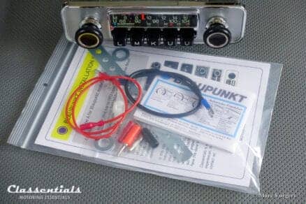 Blaupunkt Frankfurt 1972 Vintage Original High-End Classic Car Auto Radio for Alfa Romeo Giulia, Volvo P1800 and Other Classics, 1968 - 1973