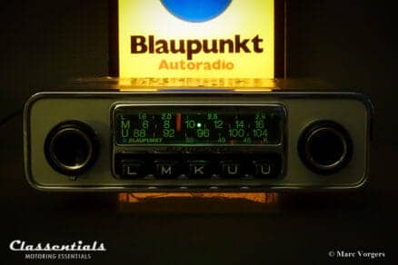 Blaupunkt Frankfurt 1972 Vintage Original High-End Classic Car Auto Radio for Alfa Romeo Giulia, Volvo P1800 and Other Classics, 1968 - 1973