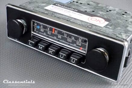 Blaupunkt Frankfurt 1972 Vintage Original High-End Classic Car Auto Radio for Jaguar E-type Series 2, Series 3, MG MGB and Other Cars 1970 - 1975