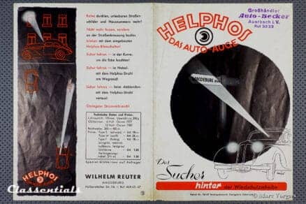 SOLD to the United States: Vintage Original 1960s Version Black HELPHOS Search Lamp "Das Auto Auge" With Windscreen Suction Mount - IN ORIGINAL BOX! - Image 16