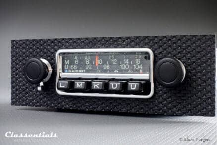 Blaupunkt Frankfurt 1972 Vintage Original High-End Classic Car Auto Radio for Porsche 911 - 912 F-Series Cars 1968 - 1973 Green Lettering