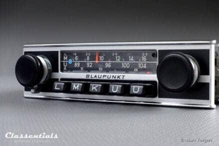 Blaupunkt Frankfurt 1972 Vintage Original High-End Auto Radio for Alfa Romeo GTV 2000, GT 1300 / 1600 'Lusso', Lancia, Peugeot & Others 1970 - 1976