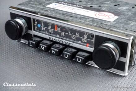 Blaupunkt Frankfurt 1972 Vintage Original High-End Auto Radio for Alfa Romeo GTV 2000, GT 1300 / 1600 'Lusso', Lancia, Peugeot & Others 1970 - 1976