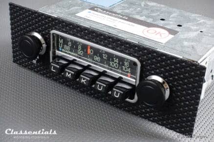 Blaupunkt Frankfurt 1972 Vintage Original High-End Classic Car Auto Radio for Porsche 911 - 912 F-Series Cars 1968 - 1973 Green Lettering