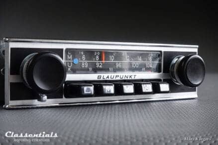 Blaupunkt Frankfurt 1972 Vintage Original High-End Auto Radio for Alfa Romeo GTV 2000, GT 1300 / 1600 'Lusso', Lancia, Peugeot & Others 1970 - 1976