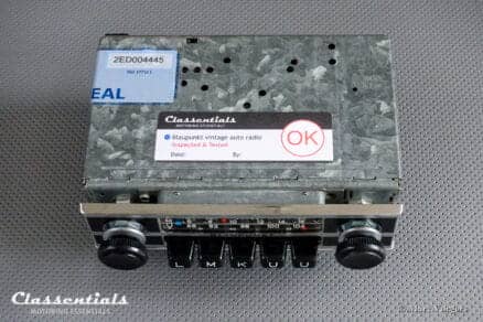 Blaupunkt Frankfurt 1972 Vintage Original High-End Auto Radio for Alfa Romeo GTV 2000, GT 1300 / 1600 'Lusso', Lancia, Peugeot & Others 1970 - 1976