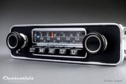 Blaupunkt Frankfurt 1972 Vintage Original High-End Classic Car Auto Radio for Alfa Romeo Giulia, Volvo P1800, 1800 E, ES and Other Classics, 1968 - 1973