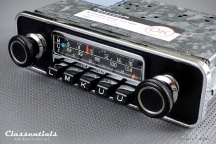 Blaupunkt Frankfurt 1972 Vintage Original High-End Classic Car Auto Radio for Alfa Romeo Giulia, Volvo P1800, 1800 E, ES and Other Classics, 1968 - 1973