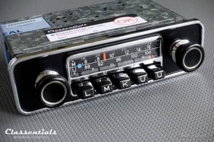 Blaupunkt Frankfurt 1972 Vintage Original High-End Classic Car Auto Radio for Alfa Romeo Giulia, Volvo P1800, 1800 E, ES and Other Classics, 1968 - 1973