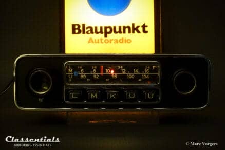 Blaupunkt Frankfurt 1972 Vintage Original High-End Classic Car Auto Radio for Alfa Romeo Giulia, Volvo P1800, 1800 E, ES and Other Classics, 1968 - 1973