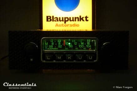 Blaupunkt Frankfurt 1972 Vintage Original High-End Classic Car Auto Radio for Porsche 911 - 912 F-Series Cars 1968 - 1973 Green Lettering