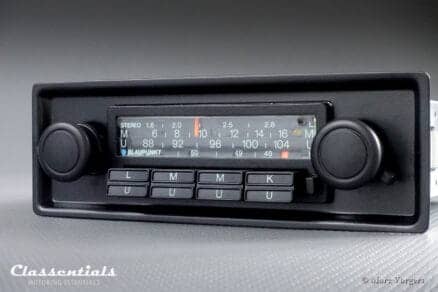 Blaupunkt Köln STEREO 1975 VERY RARE TOP-END Vintage Original Classic Car Auto Radio for Porsche 911 / 930 G-Series Models 1975 - 1978, Including Deluxe Stereo Bluetooth Module