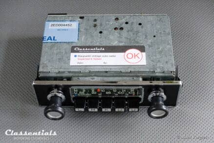 Blaupunkt Frankfurt STEREO 1972 ULTRA RARE Vintage Original High-End Classic Car Auto Radio for BMW 2002 Tii With Airco - Including Classentials Deluxe Bluetooth Module