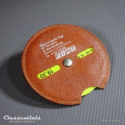 Vitage Car Parking-Disc for FIAT Cars Issued by Succursale Fiat, Varese Italy