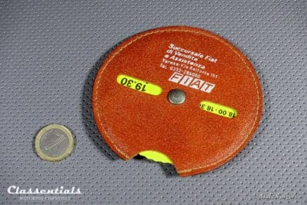 Vitage Car Parking-Disc for FIAT Cars Issued by Succursale Fiat, Varese Italy