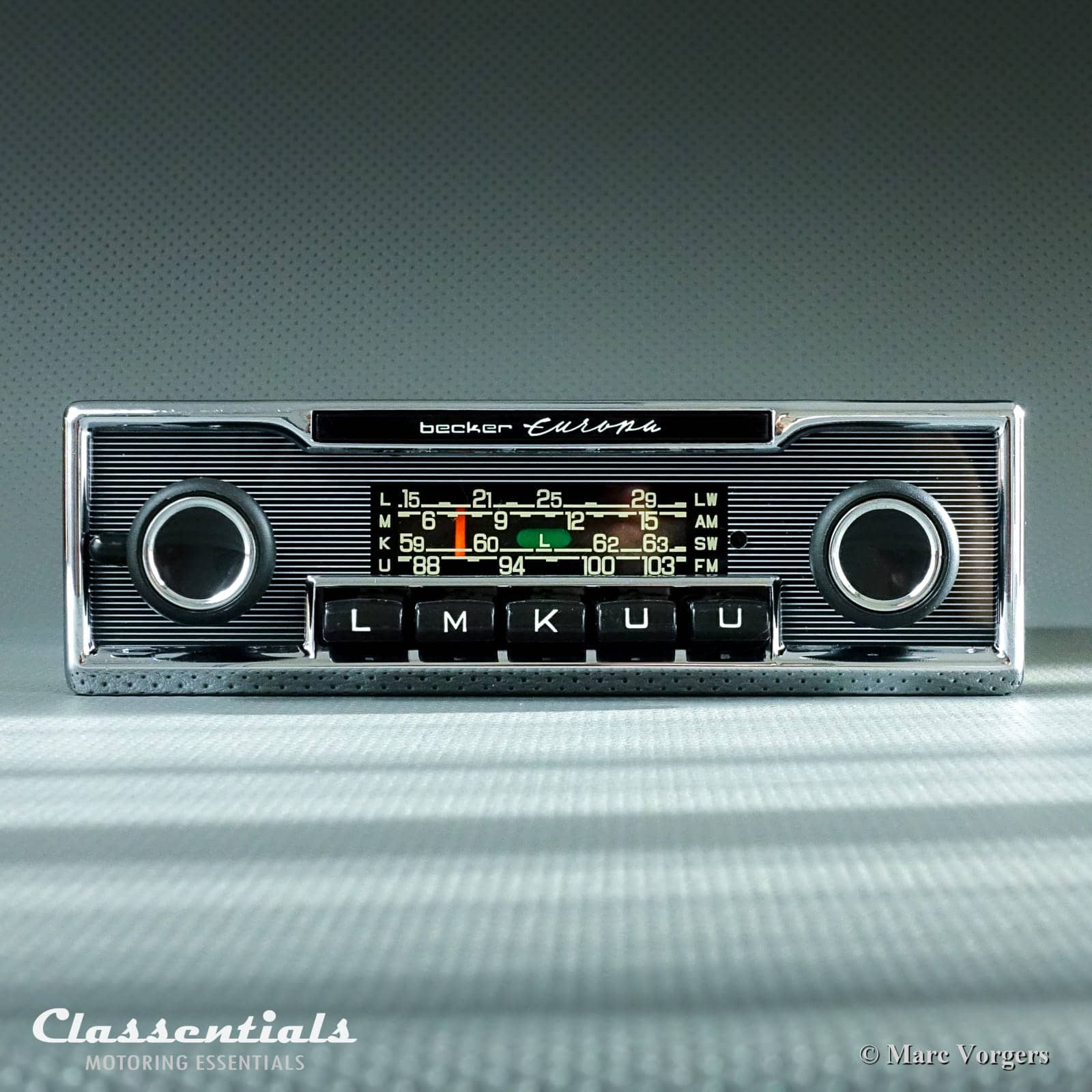 SOLD to Italy: Becker EUROPA LMKU 1968 Vintage Original High-End Classic  Car Auto Radio, Mercedes-Benz and Other Exclusive Cars 1968 - 1976 -  Including Classentials Deluxe Bluetooth Module! - Classentials