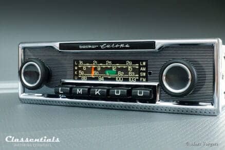 Becker EUROPA LMKU 1968 Vintage Original High-End Classic Car Auto Radio, Mercedes-Benz and Other Exclusive Cars 1968 - 1976