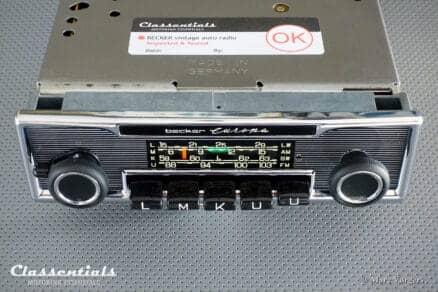 Becker EUROPA LMKU 1968 Vintage Original High-End Classic Car Auto Radio, Mercedes-Benz and Other Exclusive Cars 1968 - 1976