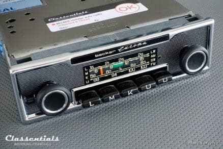 Becker EUROPA LMKU 1968 Vintage Original High-End Classic Car Auto Radio, Mercedes-Benz and Other Exclusive Cars 1968 - 1976