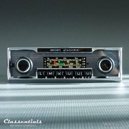 Becker EUROPA 1979 Vintage Original High-End Classic Car Auto Radio, Mercedes-Benz and Other Exclusive Cars 1968 – 1978