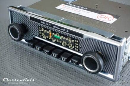 Becker EUROPA 1979 Vintage Original High-End Classic Car Auto Radio, Mercedes-Benz and Other Exclusive Cars 1968 – 1978