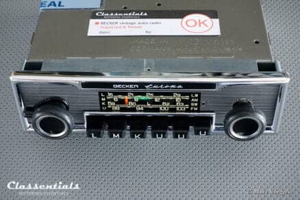 Becker EUROPA 1979 Vintage Original High-End Classic Car Auto Radio, Mercedes-Benz and Other Exclusive Cars 1968 – 1978