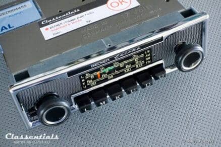 Becker EUROPA 1979 Vintage Original High-End Classic Car Auto Radio, Mercedes-Benz and Other Exclusive Cars 1968 – 1978