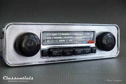 Grundig Emden III E 108 Mhz, 1969 Vintage Original Classic Car Auto Radio for VW BEETLE With Metal Dashboard 1968 – 1973