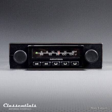 Grundig 'Weltklang' WK 2510, 1975 Vintage Classic Car Auto Radio, NEW, Never Installed, with Classentials MP3 / AUX kit!